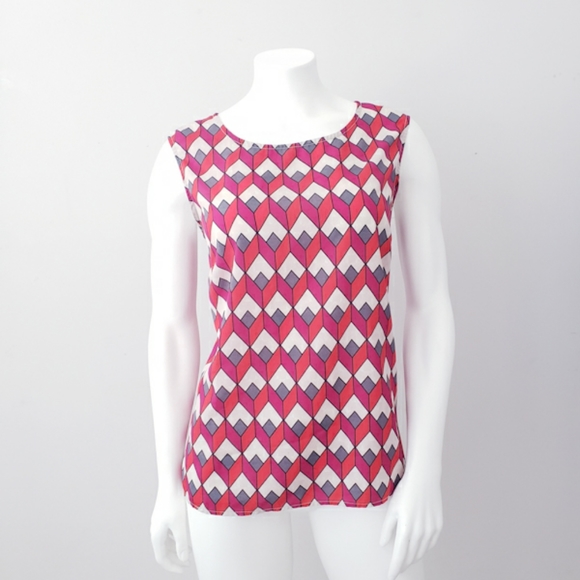 9 & Co Geometric Tank Top - Picture 1 of 4